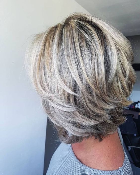 feathered haircuts for medium length hair
