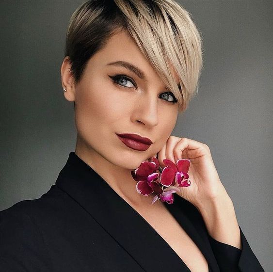 short hairstyles, pixie haircut, elegance,