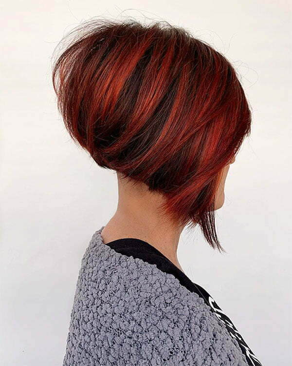 red short hair ideas