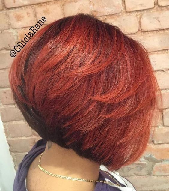 red short hair ideas