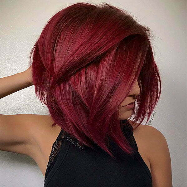 red short hair ideas