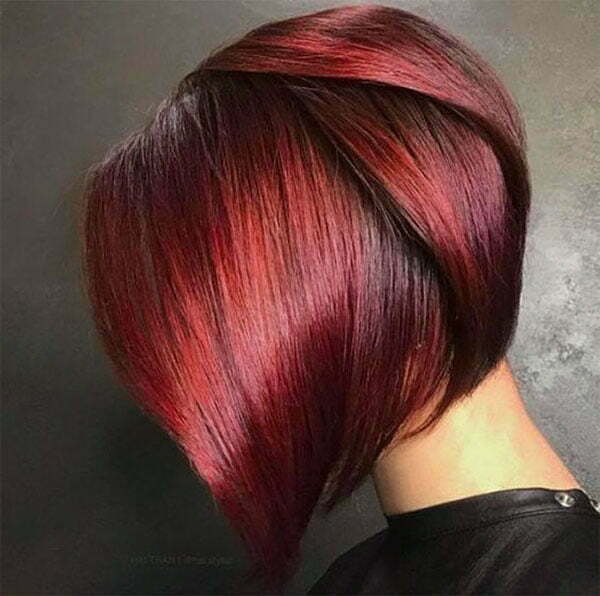 red short hair ideas