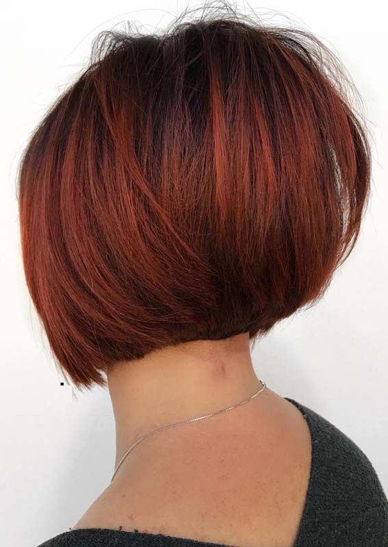 red short hair ideas