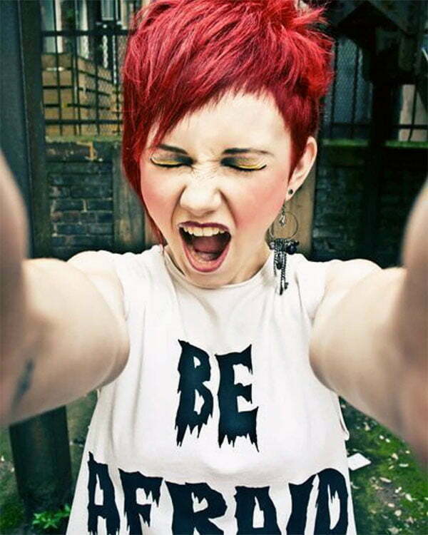 red short hair ideas