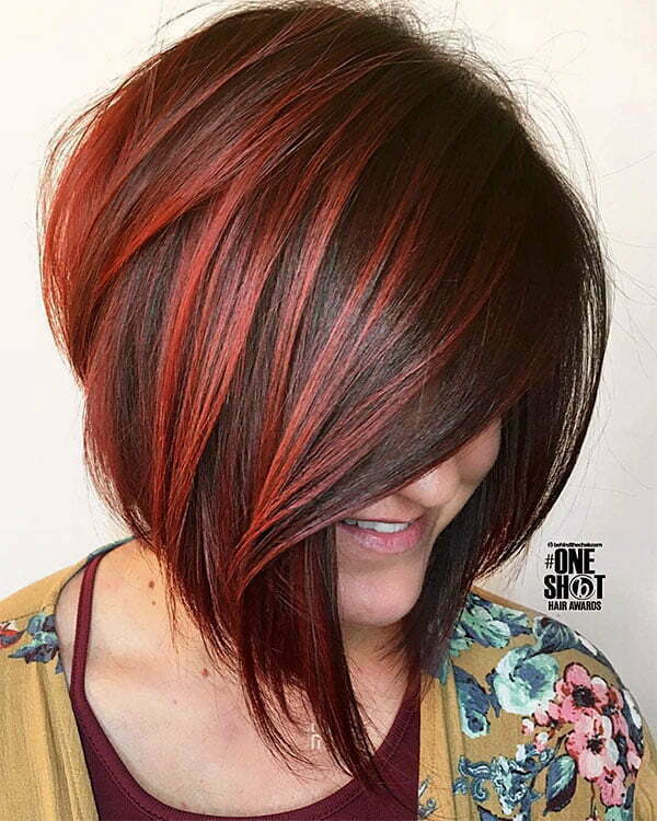 red short hair ideas