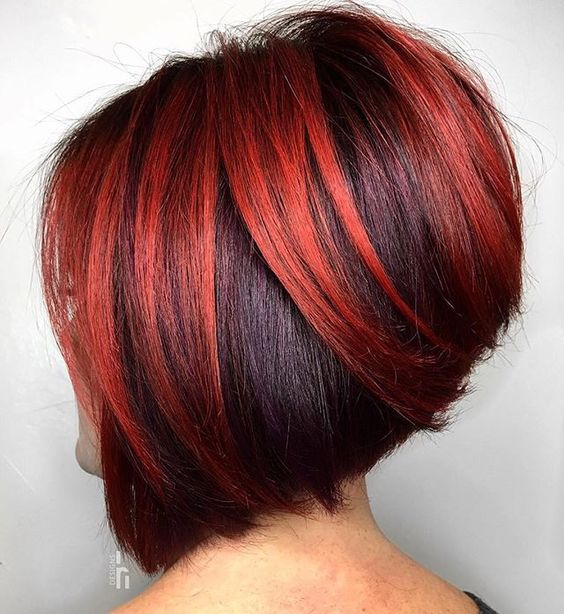red short hair ideas