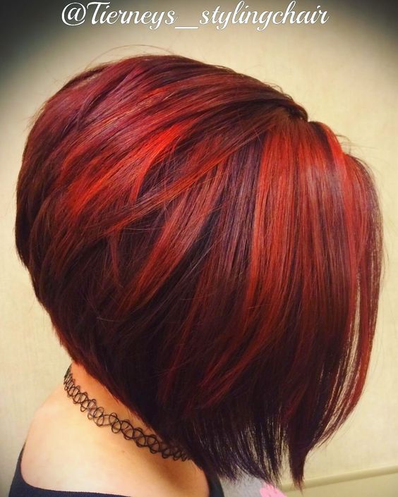 red short hair ideas