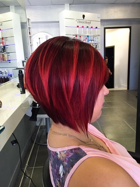 red short hair ideas