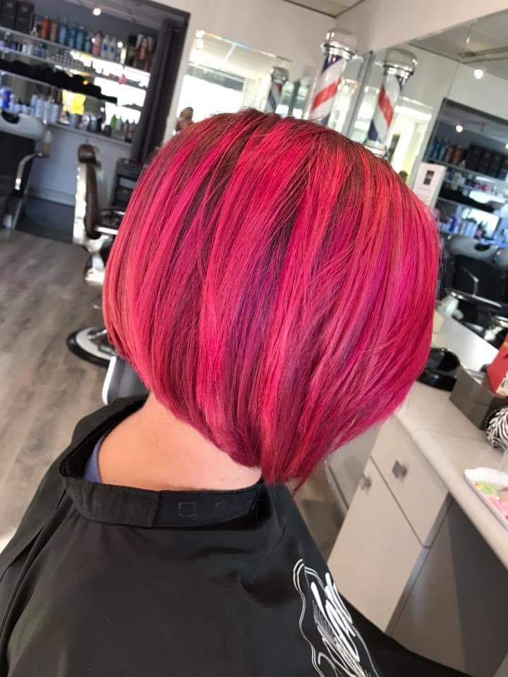 hair colors for short cuts