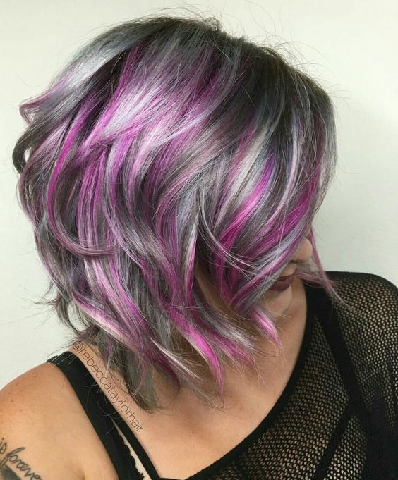 hair colors for short cuts