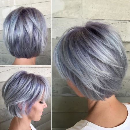 hair colors for short cuts