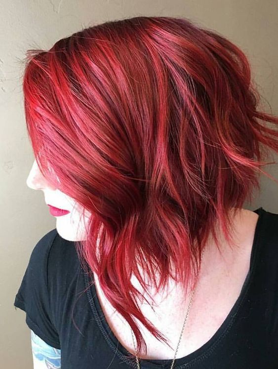 hair colors for short cuts