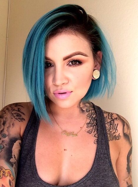 hair colors for short cuts