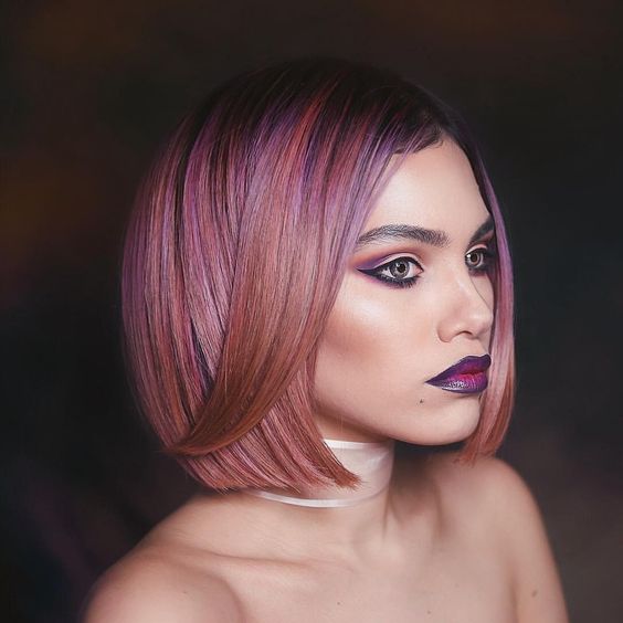 hair colors for short cuts