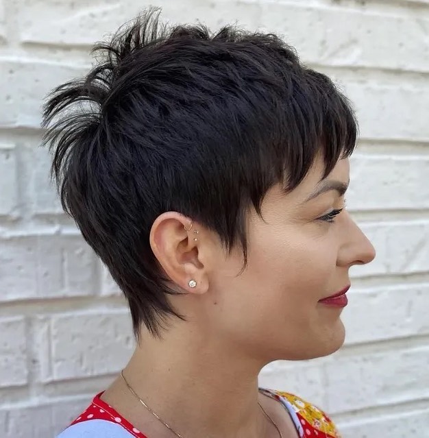 short hairstyles, pixie haircut, elegance,