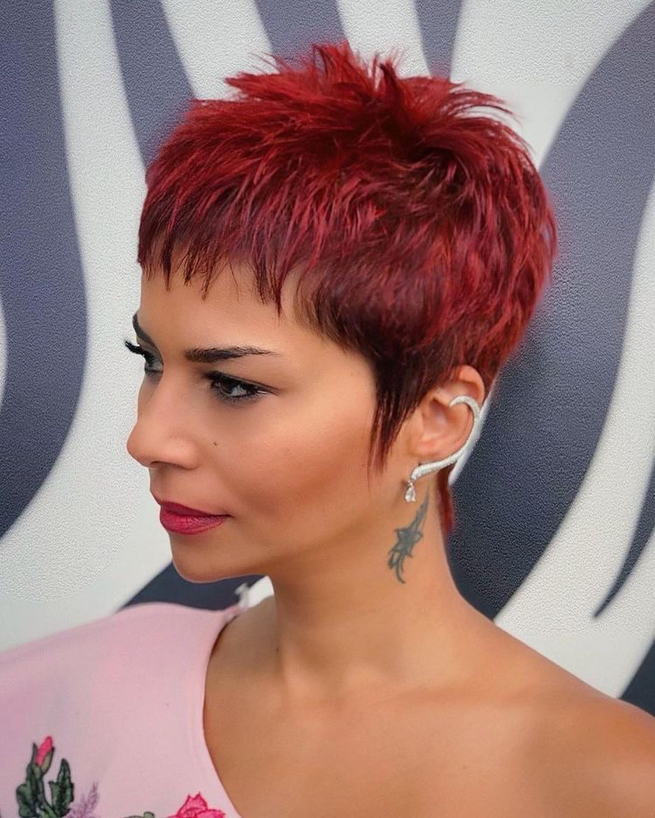 short hairstyles, pixie haircut, elegance,