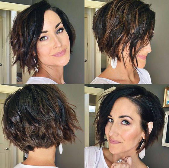 very short bob haircut