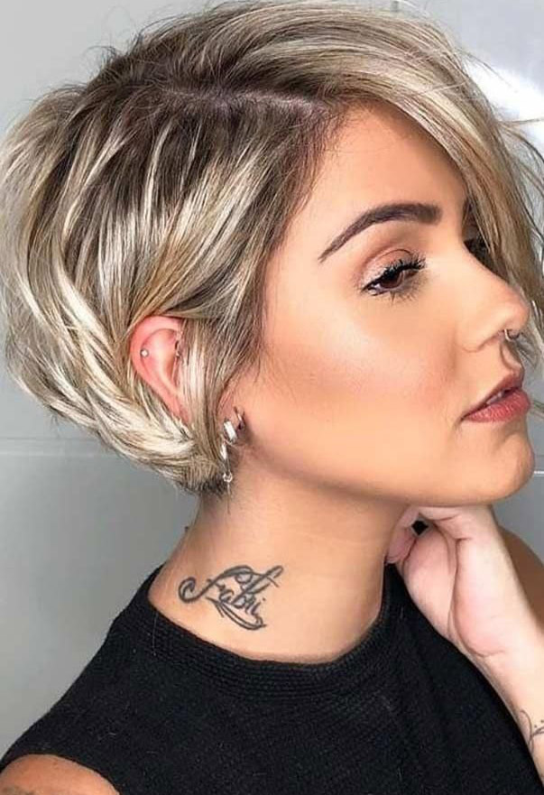 very short bob haircut