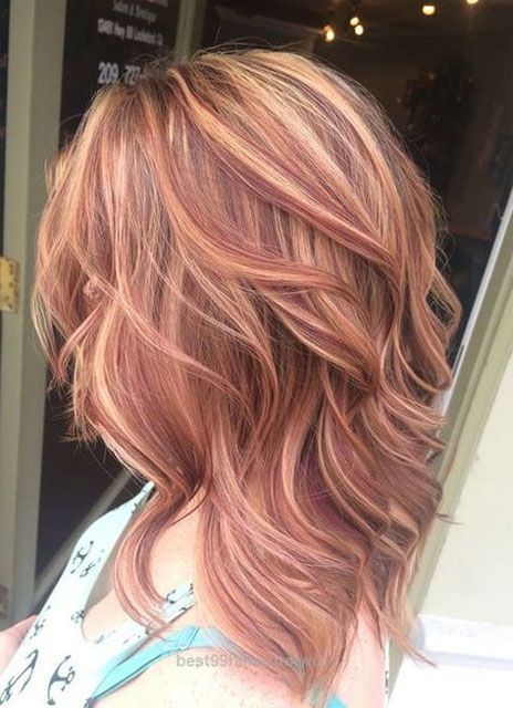 rose gold hair colour inspiration