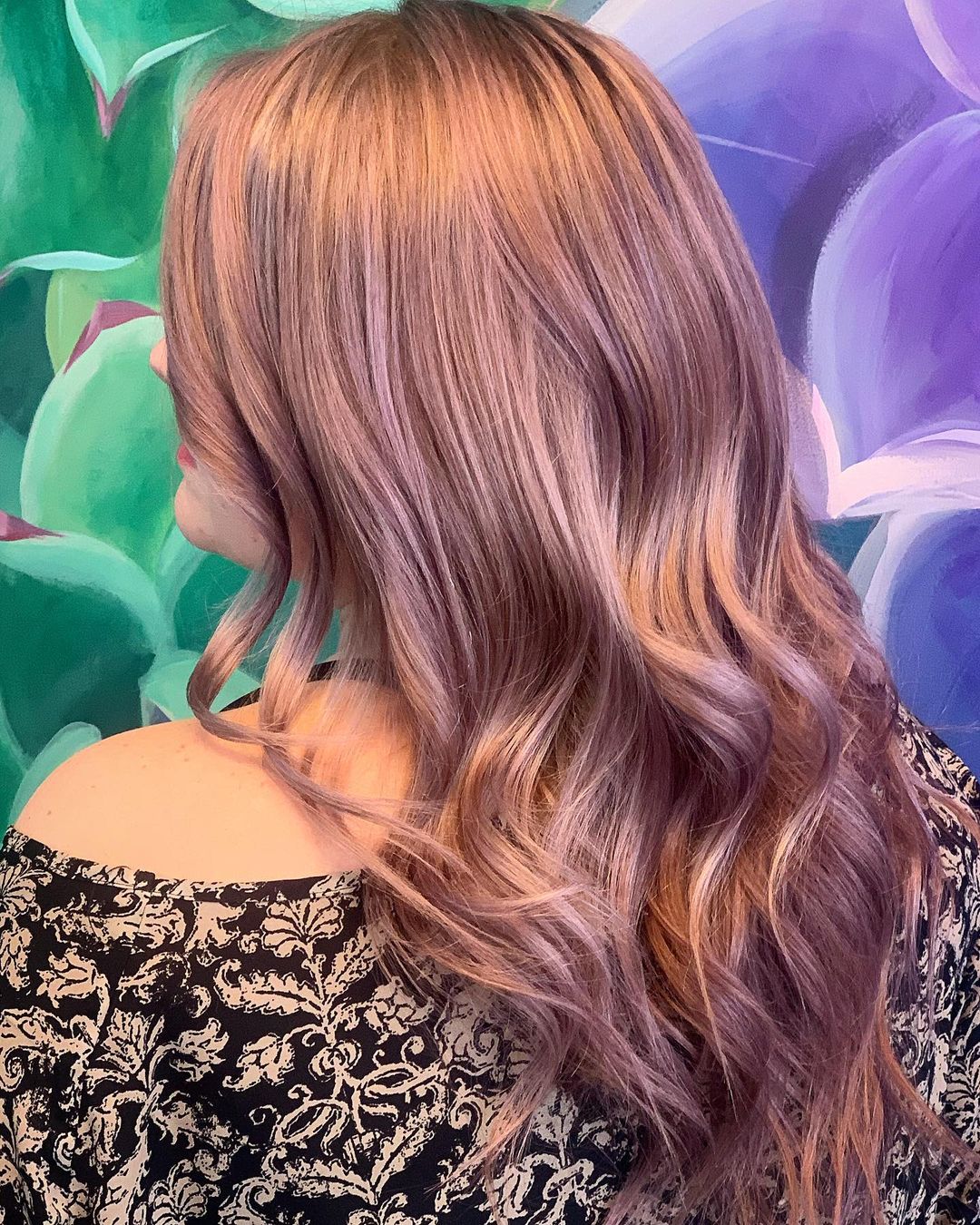 rose gold hair colour inspiration