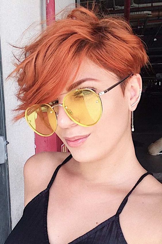 short hair sunglasses