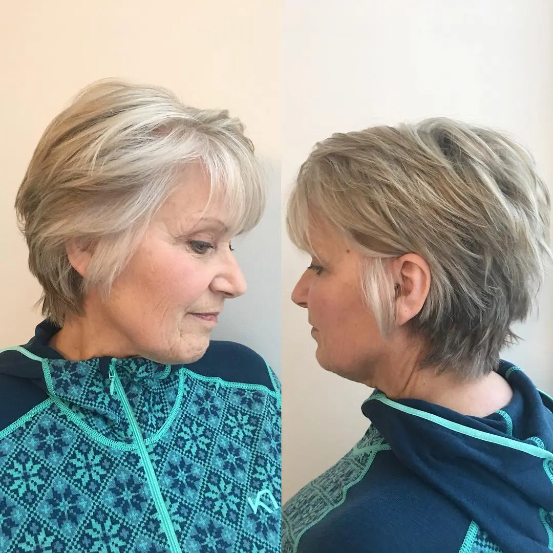hairstyles for older women anti-age