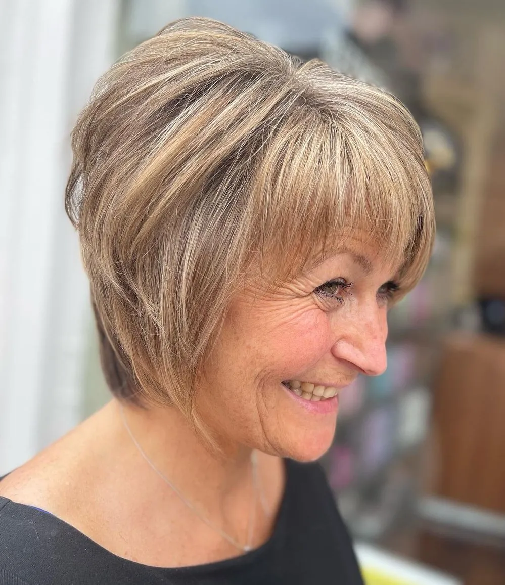 hairstyles for older women anti-age