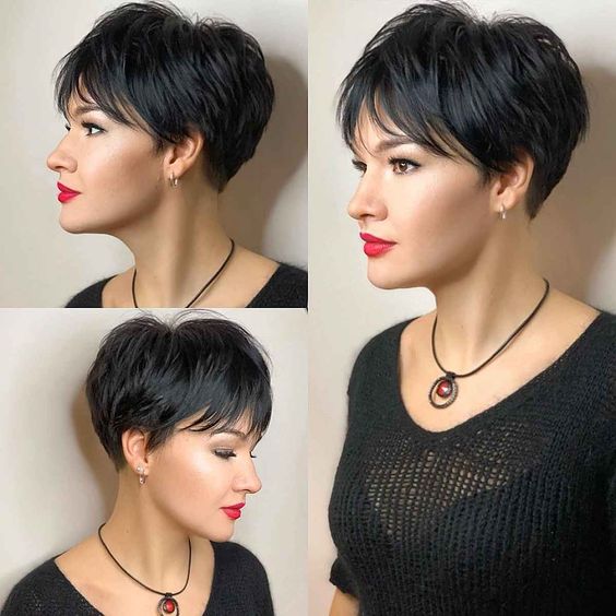 pixie haircuts with bangs