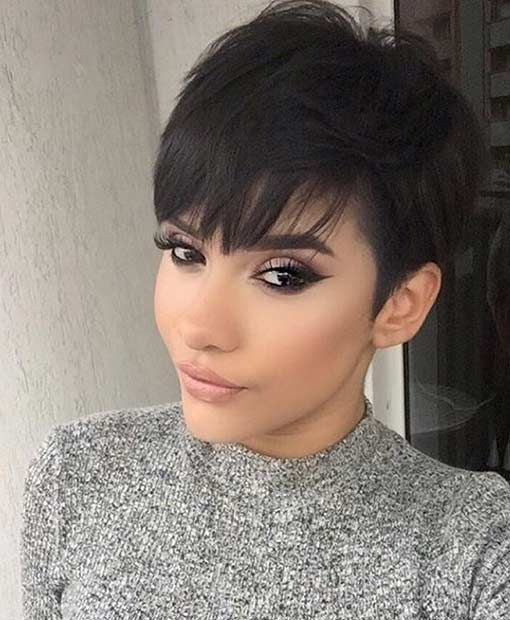 pixie haircuts with bangs