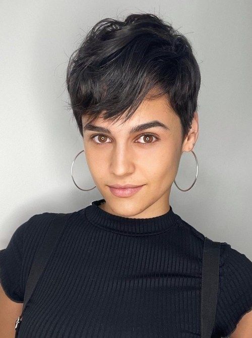 pixie haircuts with bangs