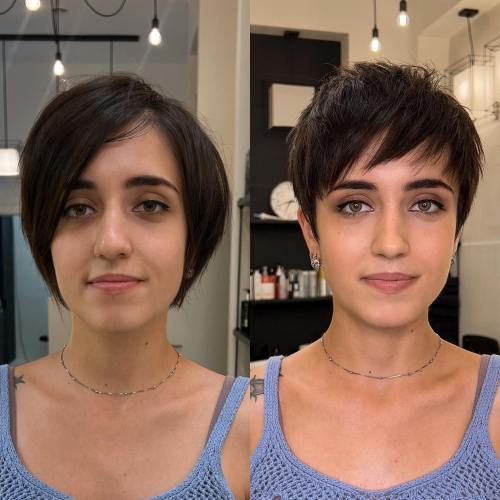 pixie haircuts with bangs