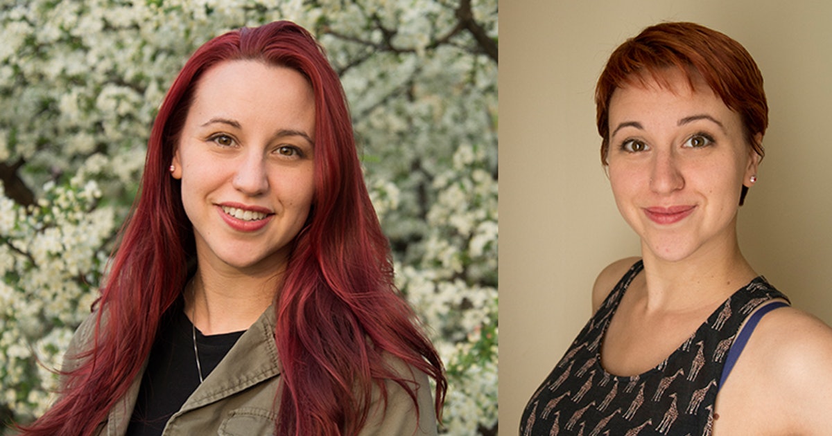 short haircut transformation before after pictures