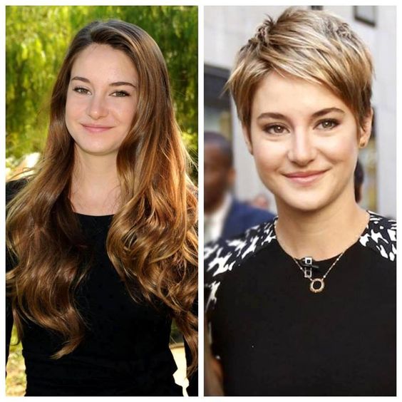 short haircut transformation before after pictures