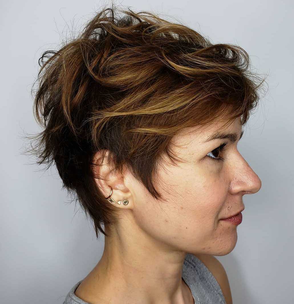 short textured pixie cut fine hair