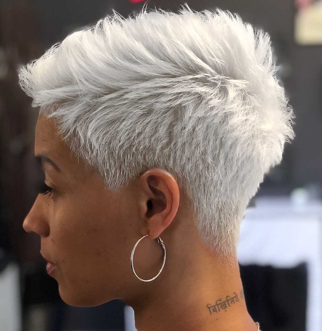 short textured pixie cut fine hair