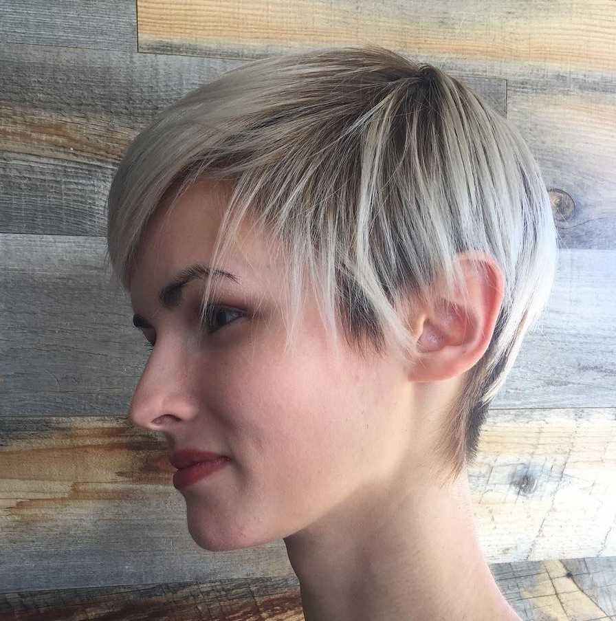 short textured pixie cut fine hair