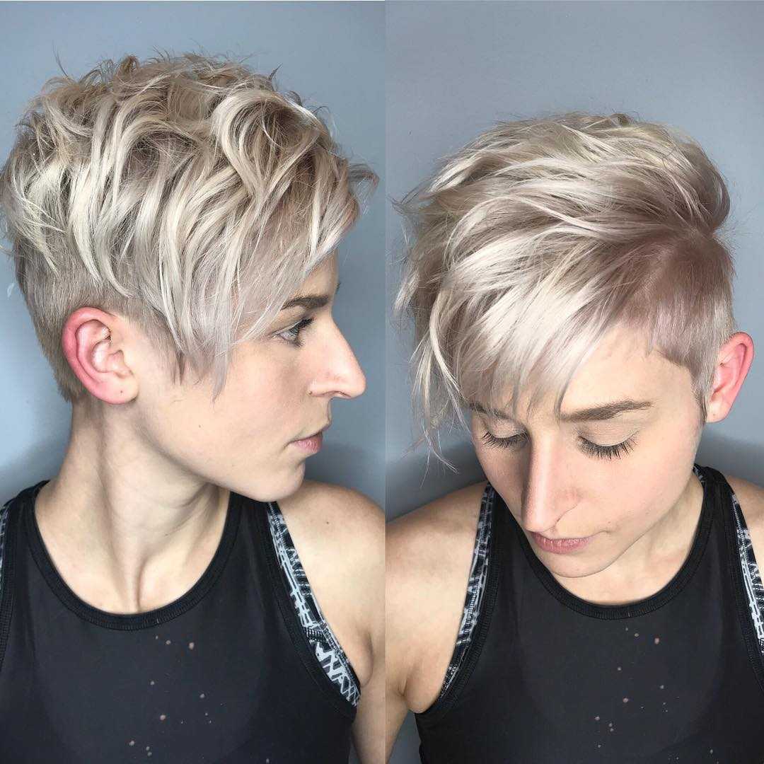 short textured pixie cut fine hair