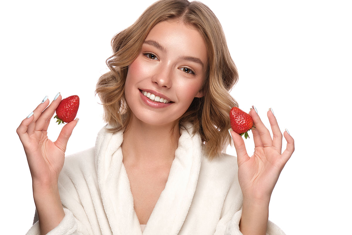 Strawberry and Mayonnaise Hair Mask
