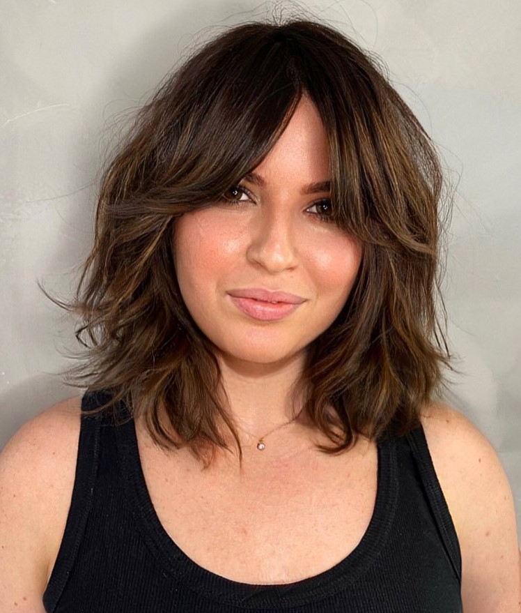 Haircuts for Round Face Shapes Pinterest