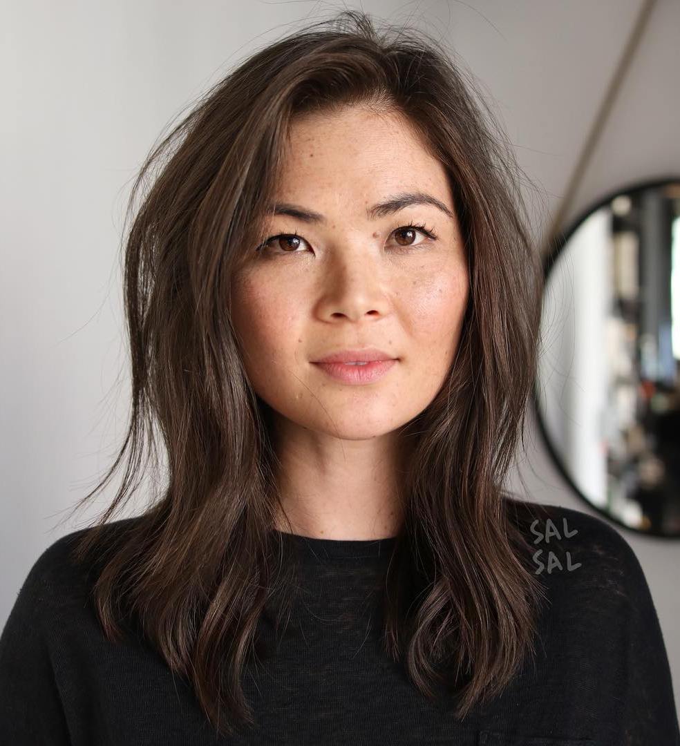 Haircuts for Round Face Shapes Pinterest