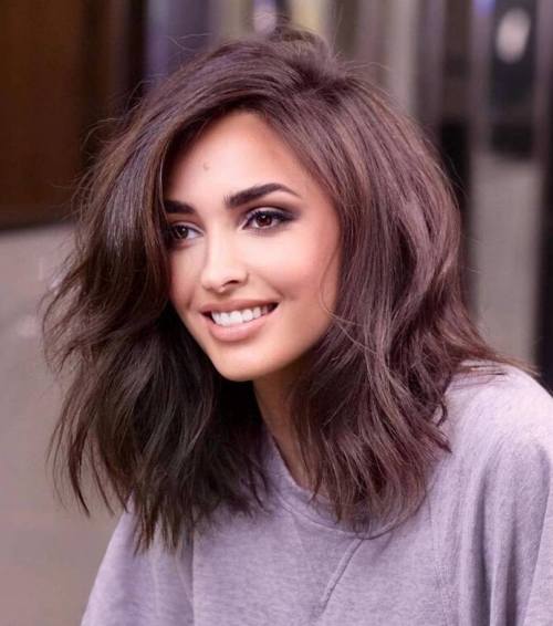 Medium Haircuts Styles Colors Women Pinterest