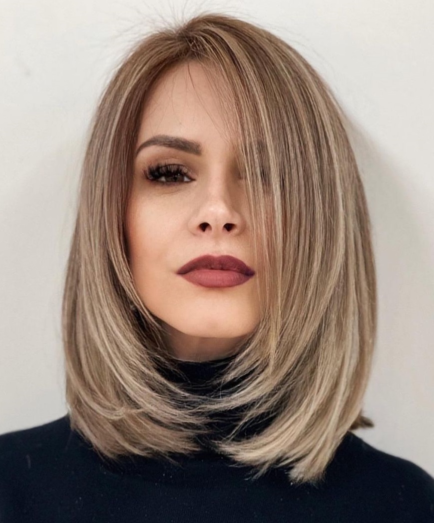 Medium Haircuts Styles Colors Women Pinterest