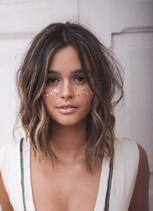 Medium Haircuts Styles Colors Women Pinterest