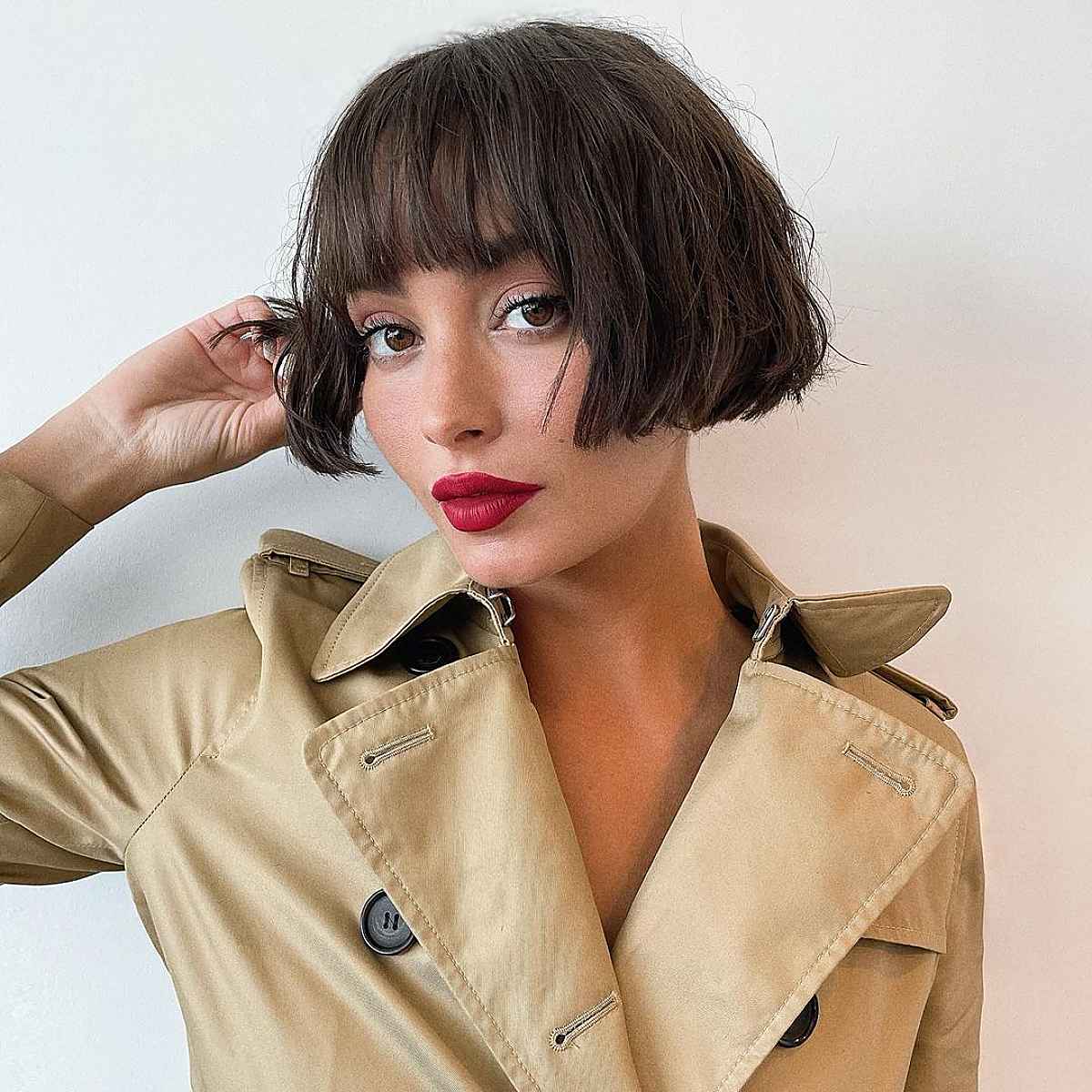 short bob haircut women