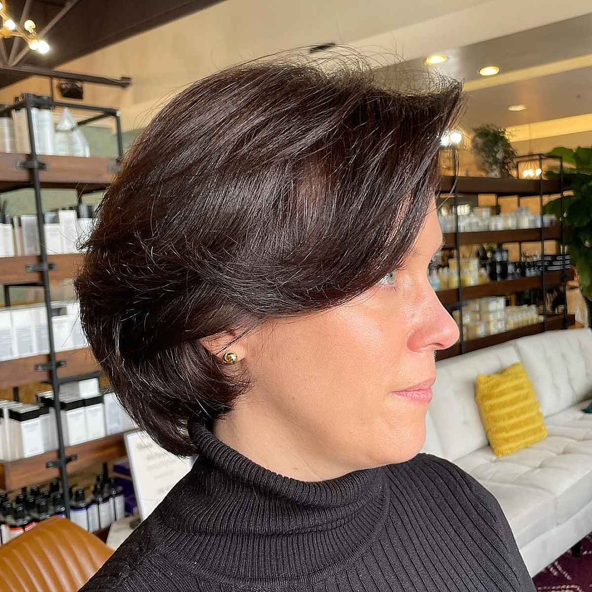 short bob haircut women