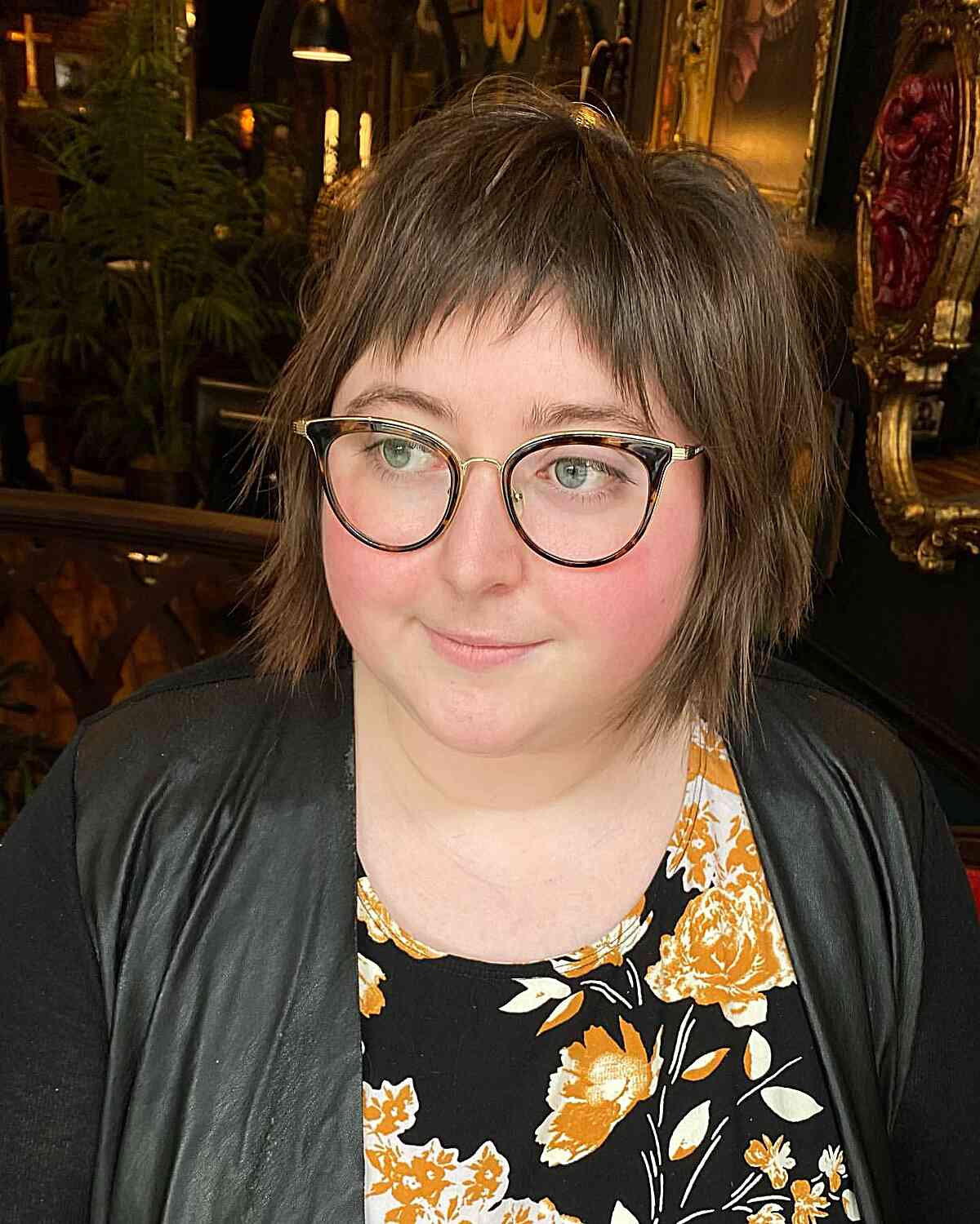 short bob haircut women