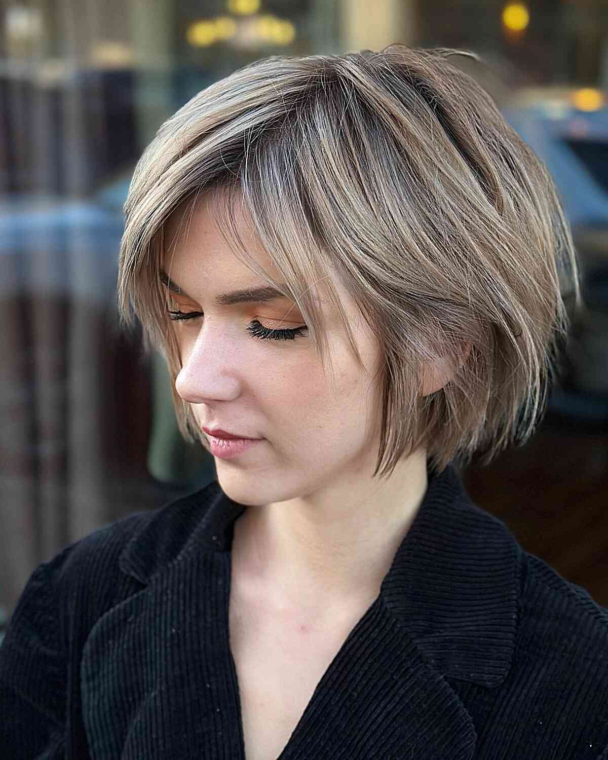 short bob haircut women