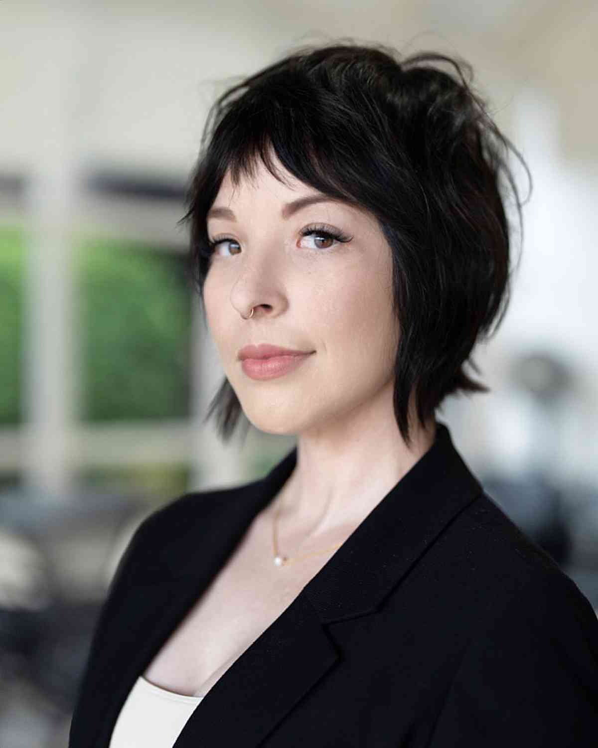 short bob haircut women