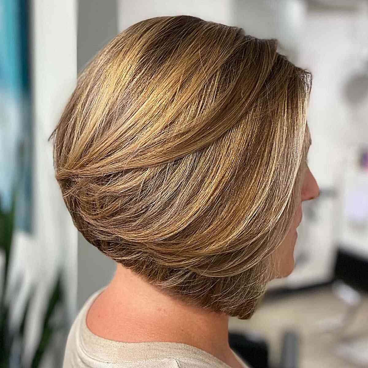 short bob haircut women