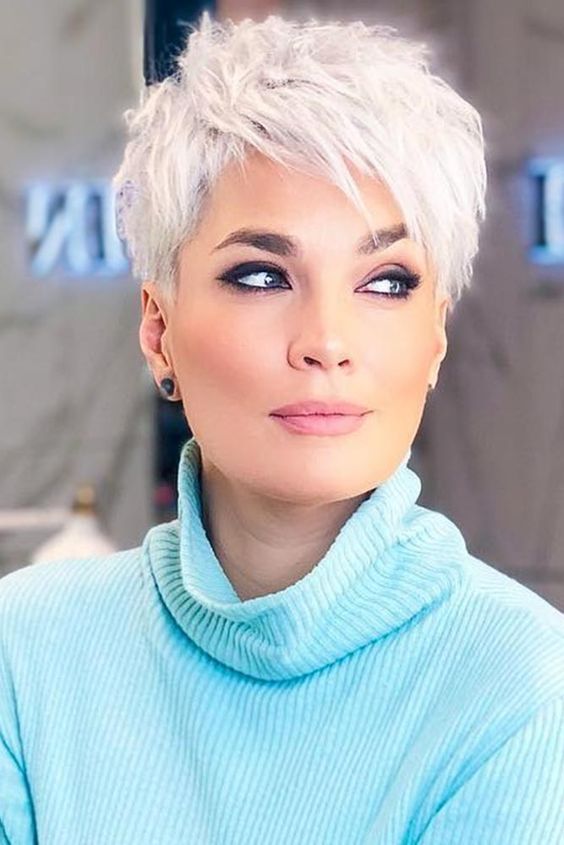 anti-aging short pixie cuts that look younger